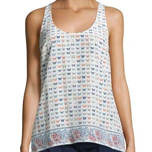 SALE NWT Joie Rain G silk butterfly tank